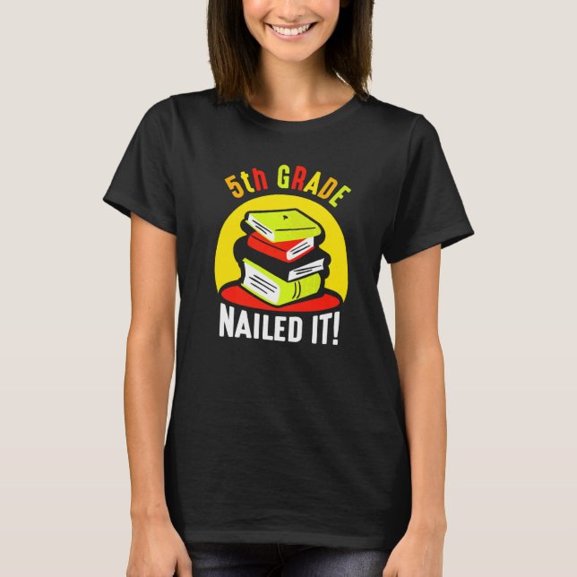 Camiseta Classe de alunos do Gráfico de Ti à 5 (Frente)