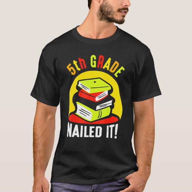 Camiseta Classe de alunos do Gráfico de Ti à 5 (Frente)