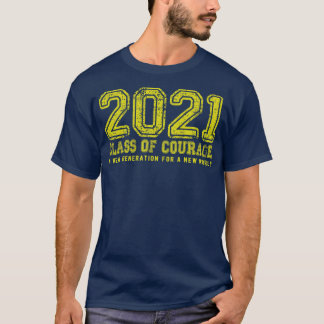 Camiseta Classe de Coragem 2021 em Amarelo