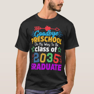 Camiseta Classe De Crianças De 2035, 1rua Dia De Escola, Pr