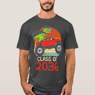 Camiseta Classe De Dinossauro De Caminhão Monstro De Trex 2