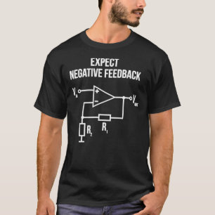 Camiseta Classe de Feedback Negativo do Op Amp de Engenheir