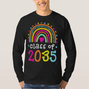 Camiseta Classe De Formando Arco-Íris Rosa 2035