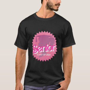 Camiseta Classe De Formando De Rapariga Clássica Retrorna C