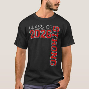 Camiseta Classe De Formando Forte 2026 De 26 Swa Vermelha