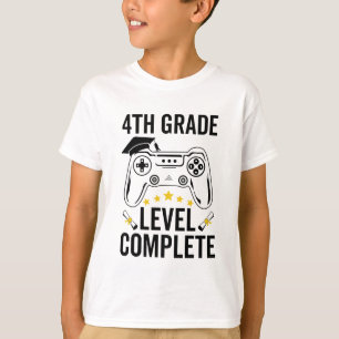 Camiseta Classe de Gamer de Graduação Completa de Nível 