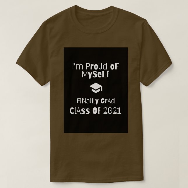 Camiseta Classe de graduação de 2021 5 (Frente do Design)
