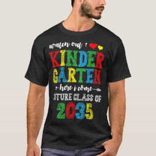 Camiseta Classe De Graduação De 2035 Assista Ao Jardim De I
