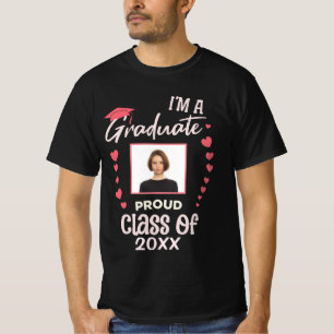 Camiseta Classe de Graduação de Fotografias do formando de