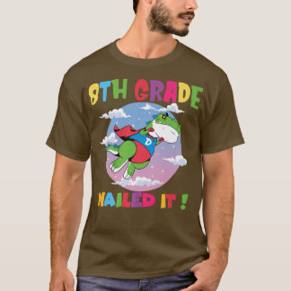 Camiseta Classe De Graduação De Ti Nol De Trex 8º Grau De 2