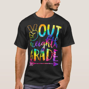 Camiseta Classe De Graduação De Ti Tie Dye Do 8º Grau Da Pa