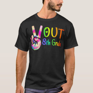 Camiseta Classe De Graduação De Ti Tie Dye Do 8º Grau Da Pa