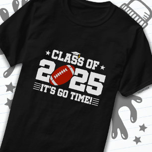 Camiseta Classe de Graduação do Jogador de Futebol do Mais