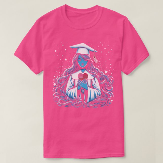 Camiseta Classe de Graduação do Mais velho 2024 4º de julho (Frente do Design)