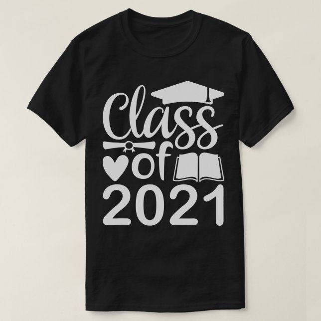 Camiseta Classe de graduação do Mais velho HS 2021 em Esque (Frente do Design)