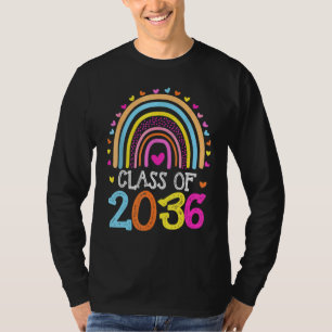 Camiseta Classe De Graduação Do Rainbow Pre K Kindergarten