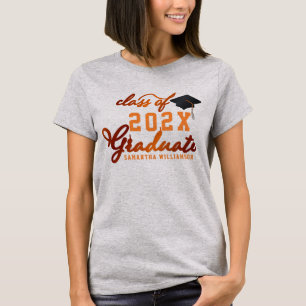 Camiseta Classe de Graduação Laranja Formando 2024