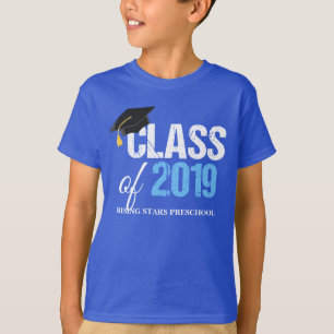Camiseta Classe de graduação personalizada da pré-escola