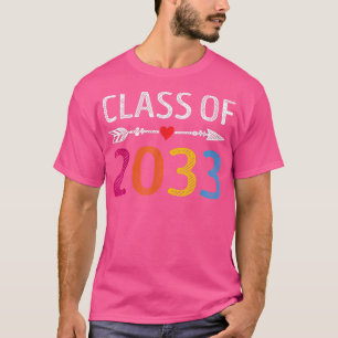 Camiseta Classe De Graduação Pré-Escolar Do Formando 2033