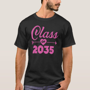Camiseta Classe De Graduação Pré-Escolar Do Formando 2035