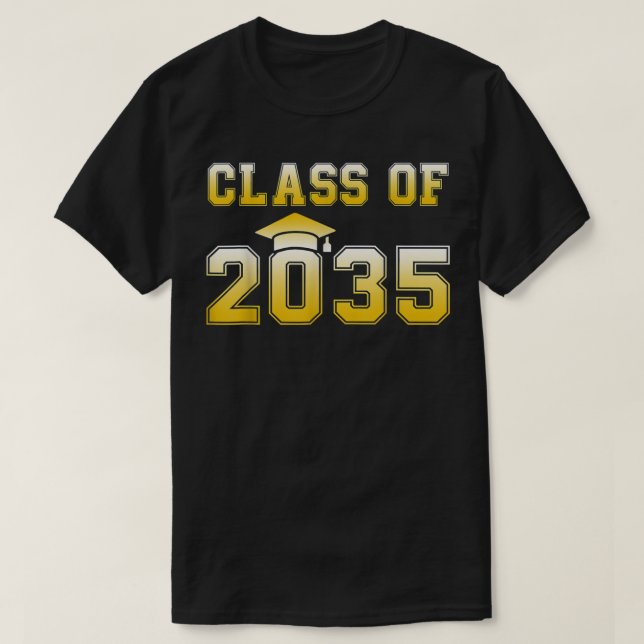 Camiseta Classe De Graduação Pré-Escolar Do Formando 2035Pr (Frente do Design)