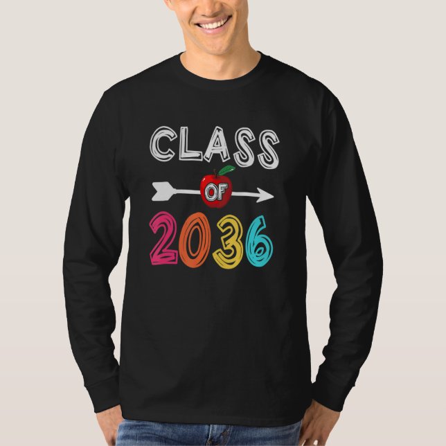 Camiseta Classe De Graduação Pré-Escolar Do Formando 2036 (Frente)