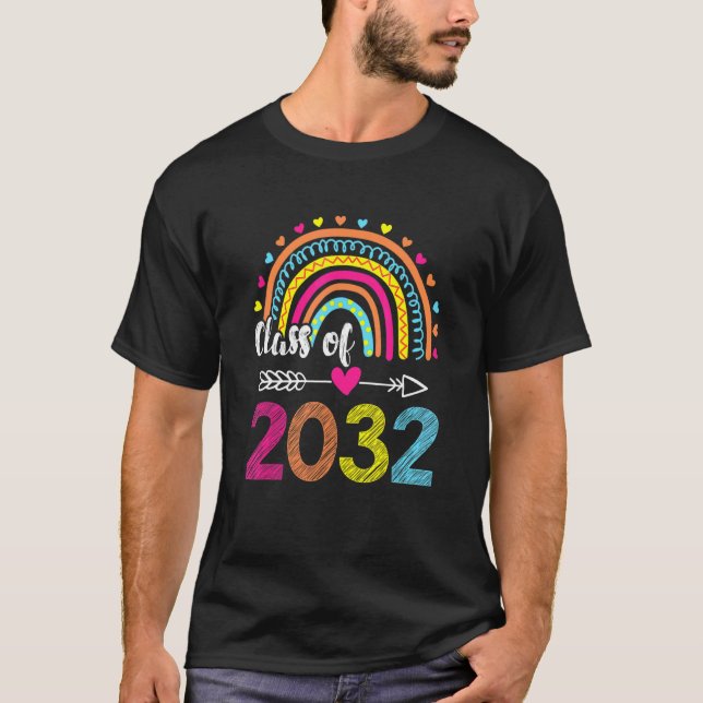 Camiseta Classe De Graduação Pré-Escolar Do Formando K 2032 (Frente)