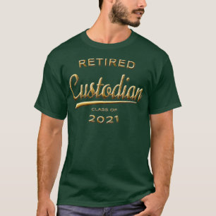 Camiseta Classe de Guardião Escolar Aposentado de 2021 Dou