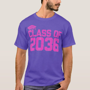 Camiseta Classe De Jardim De Infância De 2036 Cresce Comigo