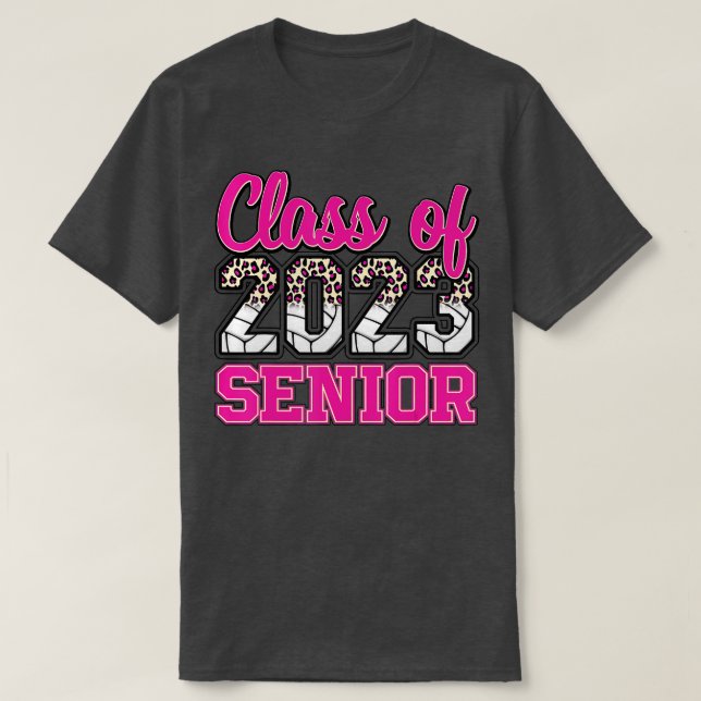Camiseta Classe De Leopardo-Rosa-Leopard Do Mais velho De 2 (Frente do Design)