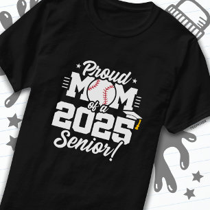 Camiseta Classe de Mais velho 2025 Baseball Mãe Mais velho