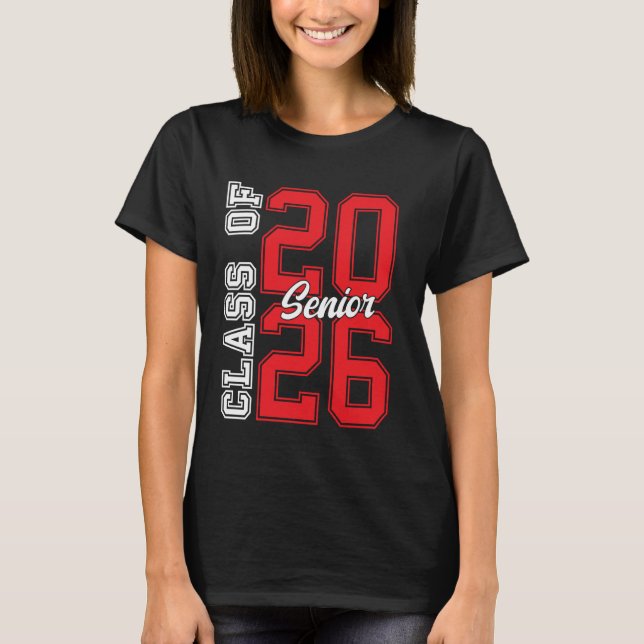 Camiseta Classe de Mais velho de 2026, noite de 2026, Class (Frente)