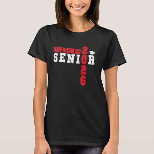 Camiseta Classe de Mais velho de 2026, noite de 2026, Class (Frente)