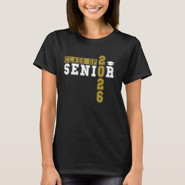 Camiseta Classe de Mais velho de 2026, noite de 2026, Class (Frente)