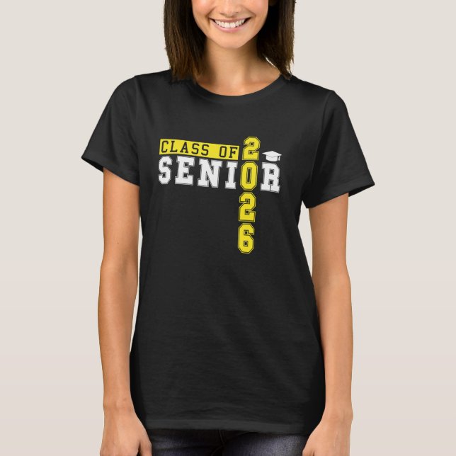 Camiseta Classe de Mais velho de 2026, noite de 2026, Class (Frente)