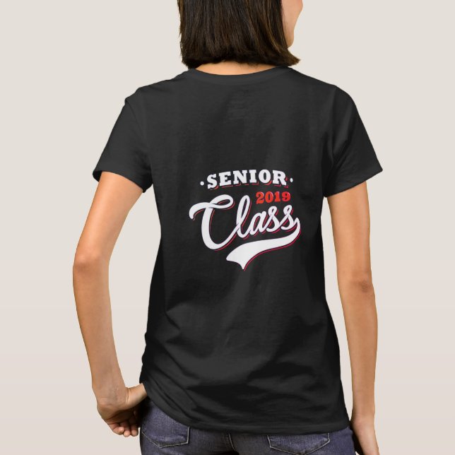 Camiseta Classe de Mais velho Personalizada 2019 (Verso)