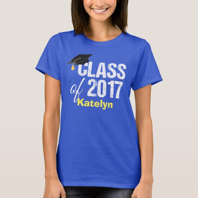 Camiseta Classe de Mais velho Personalizado para Graduação  (Frente)