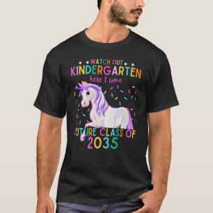 Camiseta Classe De Meninas De 2035 Assista A Magia Do Jardi