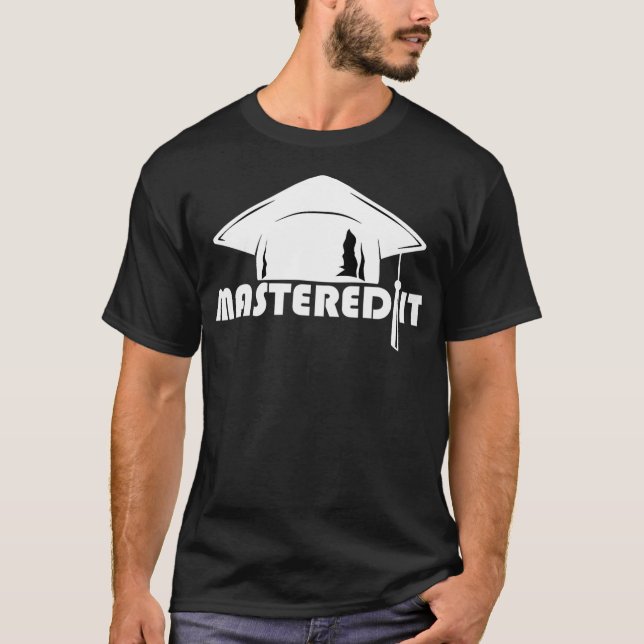 Camiseta Classe De Mestrados Da Escola De Ti De 2021 Master (Frente)