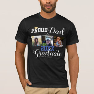 Camiseta Classe de Pai orgulhoso do Boné de Formando T-Shir