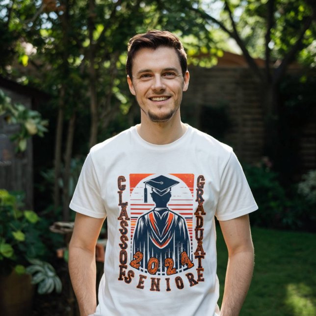 Camiseta classe de personalização do formando de segundo gr (Criador carregado)