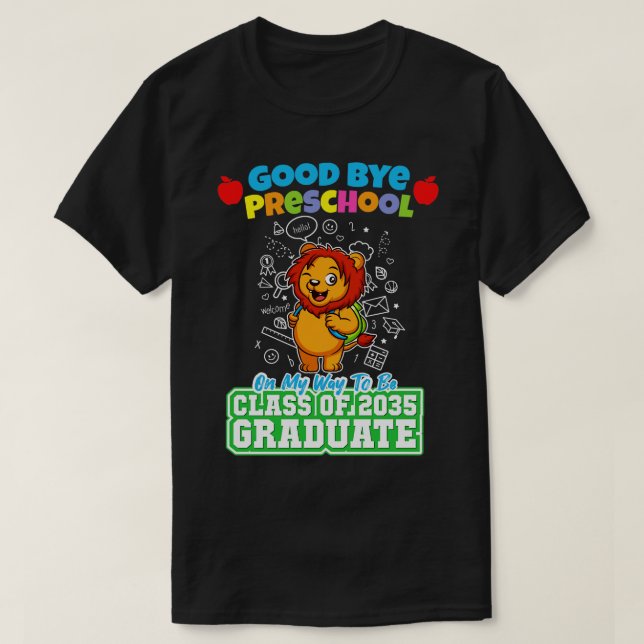 Camiseta Classe De Pré-Escolas De Boas Testemunhas Do Forma (Frente do Design)