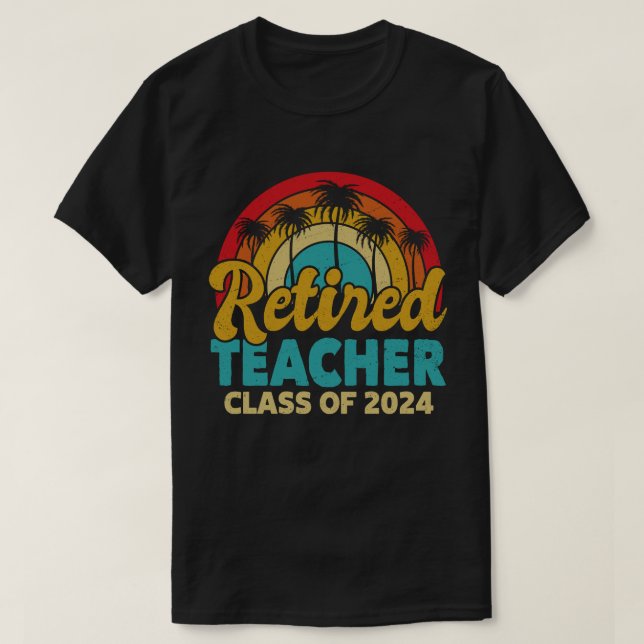 Camiseta Classe De Professores Aposentados De 2024 Retirada (Frente do Design)
