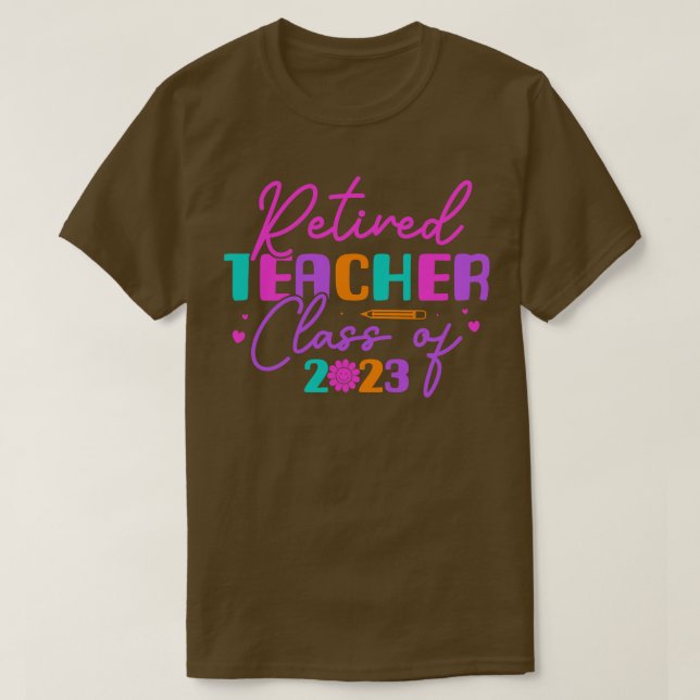 Camiseta Classe De Professores Reformados De 2023 (Frente do Design)