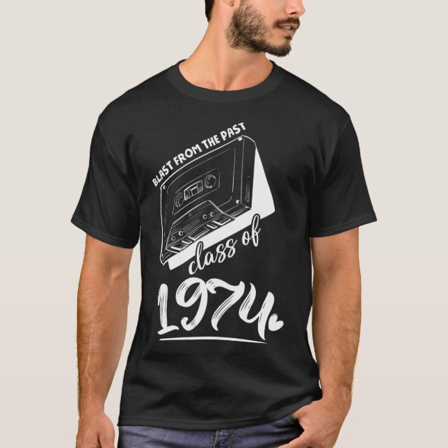 Camiseta Classe de Reunião de 1974 - Explosão de Graduação  (Frente)