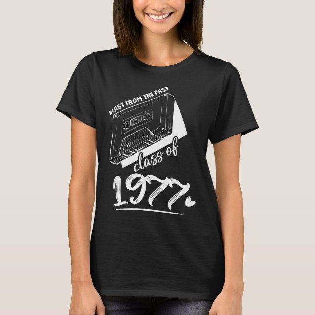 Camiseta Classe de Reunião de 1977 - Explosão de Graduação  (Frente)