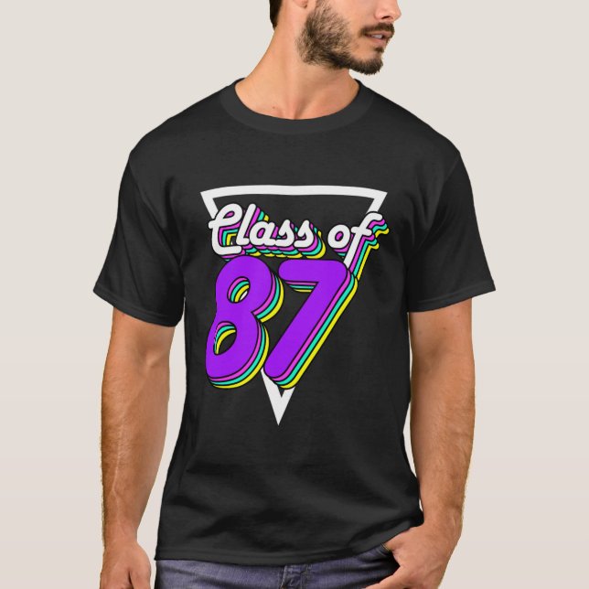 Camiseta Classe de Reunião do segundo grau de 1987 87 32 an (Frente)