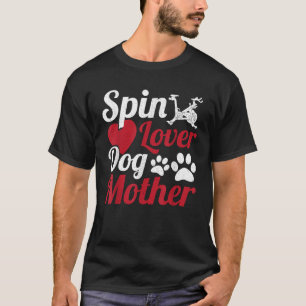 Camiseta Classe de rotação do ciclo-mãe do cão giratório