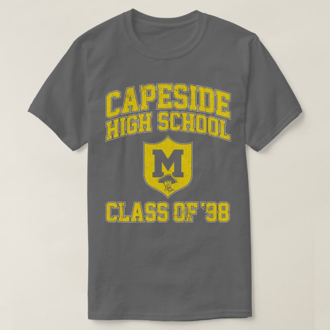 Camiseta Classe de Segundo grau Capside de 98 Dawsons Creek (Frente do Design)