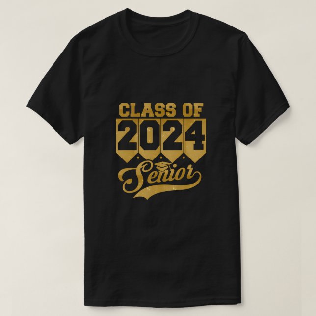 Camiseta Classe De Segundo grau Do Mais velho 2024 (Frente do Design)